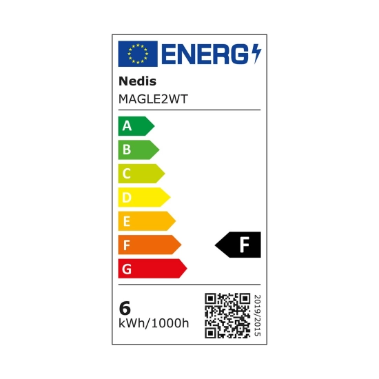 STOLNA LAMPA S LUPOM 3X, rubna montaža, Nedis MAGLE2WT