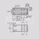 Relej  5V   8A   2xpreklopni TE Connectivity RT424-05