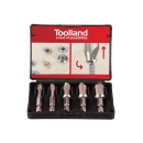 Izvlakač polomljenih vijaka, set 5 kom, Toolland TL78008