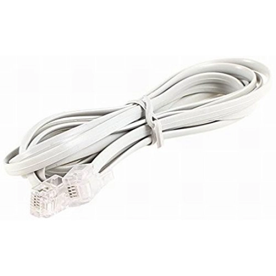 Kabel telefonski/ADSL RJ11 (M) > RJ11 (M) 6/4, 2m, bijeli Kabel telefonski/ADSL RJ11 (M) > RJ11 (M) 6/4, 2m, bijeli