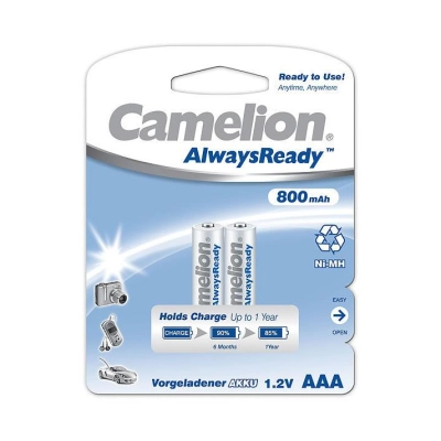 Baterija NI-MH Camelion Ready2use AAA 0.8 Ah 2 kom   - Punjive baterije