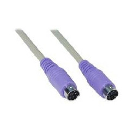 Kabel INLINE, PS/2 (M) na (M), 2m