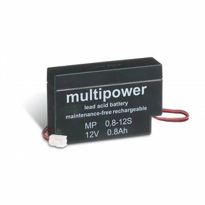 Baterija akumulatorska MULTIPOWER, 12V, 0.8Ah, JST 96x25x61 mm   - Akumulatorske baterije