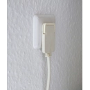 Kabel produžni BRENNENSTUHL, 6 mjesta, 1.5mm2, utičnice 90°, 2m, bijeli