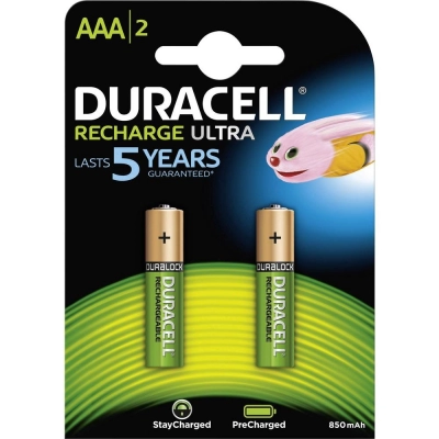 Baterija NI-MH  Ready2use AAAx2  900 mAh Duracell   - Punjive baterije