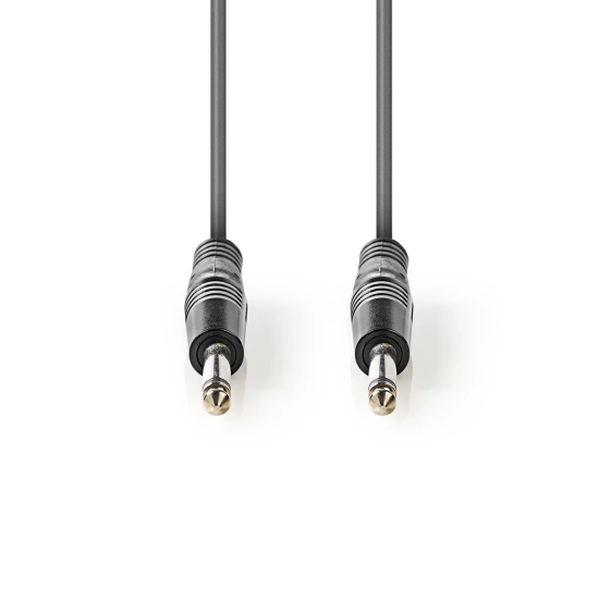 Kabel za gitaru NEDIS, 6,35 mm TS (M) na 6,35 mm TS (M), sivi, 5m Kabel za gitaru NEDIS, 6,35 mm TS (M) na 6,35 mm TS (M), sivi, 5m