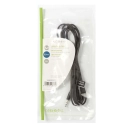 Kabel NEDIS audio stereo, 3.5mm (M) na 3.5mm (Ž), crni, 2m, polybag