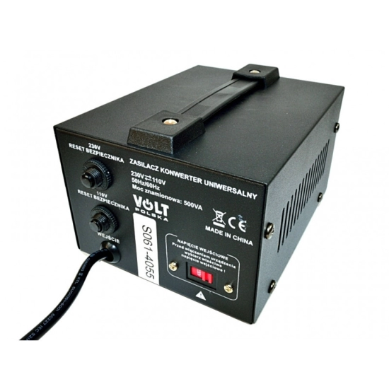 Adapter 220V > 110V,  500 W, Volt Polska VP-500VA