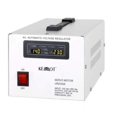 Stabilizator mrežnog napona 220V, 1000VA, KEMOT MSER-1000-URZ3426   - Izvori i napajanja