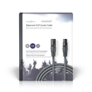Kabel NEDIS, XLR (M) na XLR (Ž), sivi, 10m