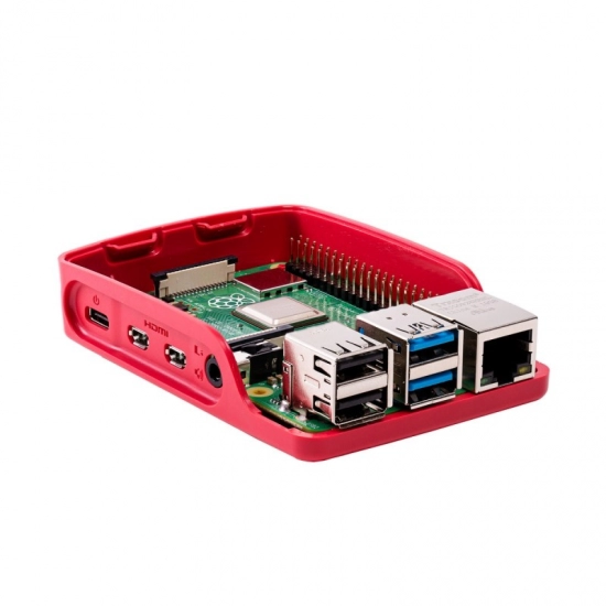 Kutija za Raspberry Pi 4 model B, crvena