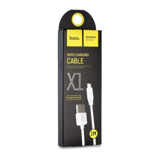 Kabel HOCO X1 Speed charged, Lightning, 1m, bijeli