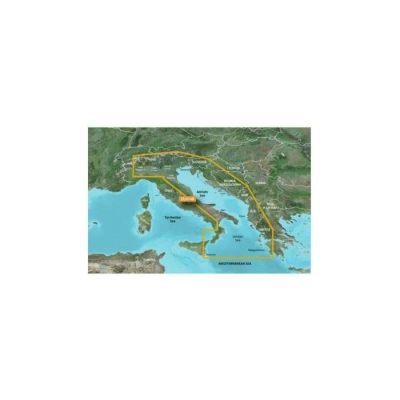 Karta GARMIN BlueChart G3 HXEU 014R, od Istre do Otranta, 010-C0772-20   - Cestovna navigacija