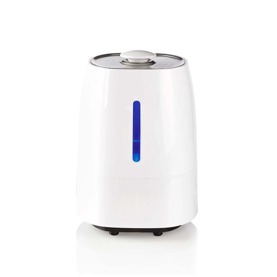 Ovlaživač NEDIS HUMI120CWT, 110 W, s hladnom i toplom maglom, 5,5 l, higrometar, mjerač vremena, prikladno za prostor do 50 m2, sivo bijela Ovlaživač NEDIS HUMI120CWT, 110 W, s hladnom i toplom maglom, 5,5 l, higrometar, mjerač vremena, prikladno za prostor do 50 m2, sivo bijela