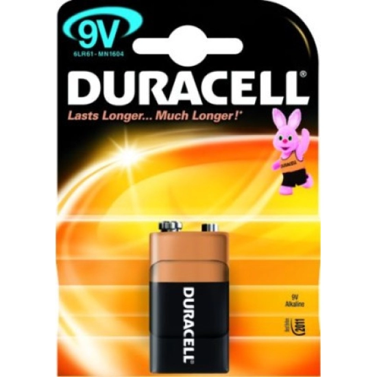 Baterija alkalna Duracell basic 9V 1 kom                      