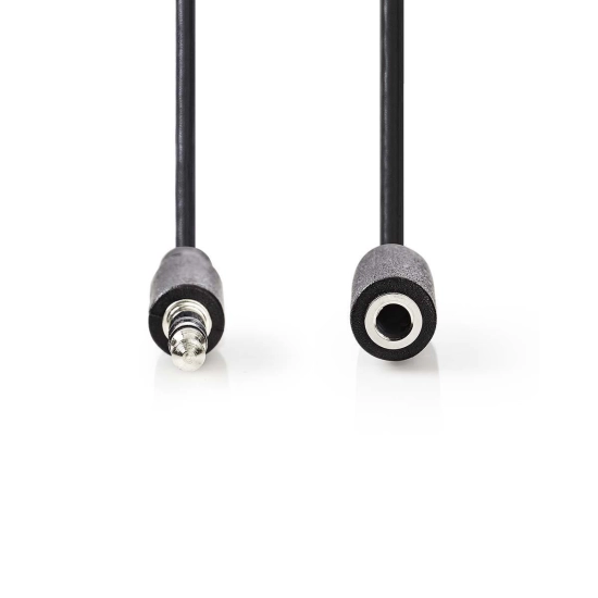 Kabel NEDIS audio stereo, 3.5mm (M) na 3.5mm (Ž), 2m, blister Kabel NEDIS audio stereo, 3.5mm (M) na 3.5mm (Ž), 2m, blister