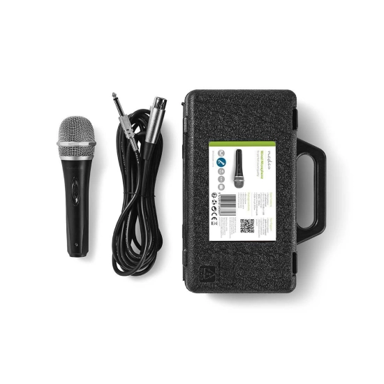 Mikrofon NEDIS MPWD50CBK, u koferu, crno sivi
