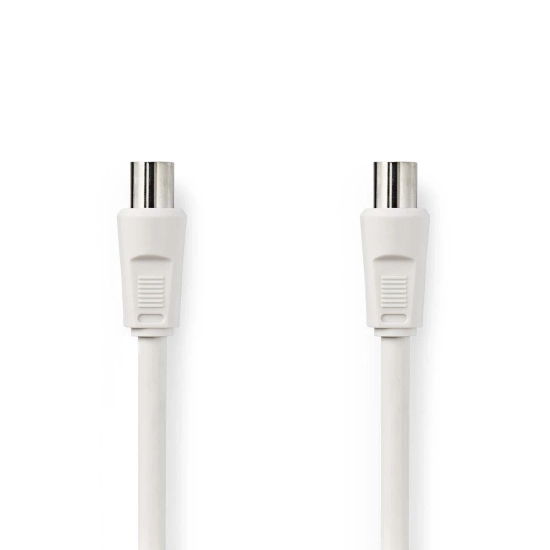 Kabel NEDIS antenski (M) na (Ž), bijeli, 3m, ravni, blister