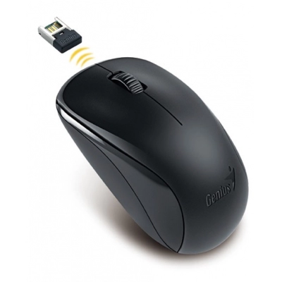 Miš GENIUS NX-7000, bežični, 1200 DPI, USB, crni   - Genius