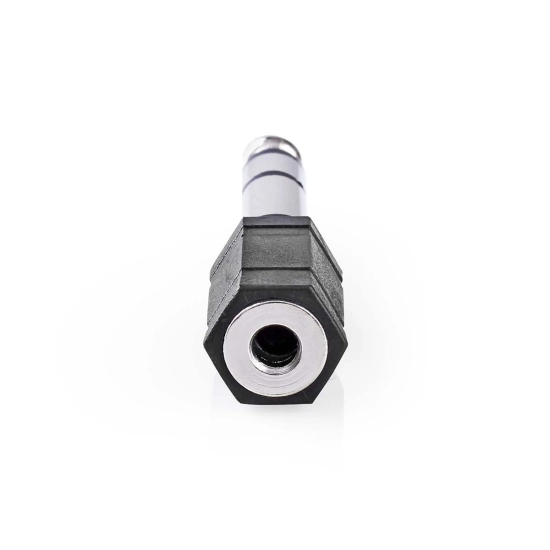 Adapter NEDIS, 6.35mm TRS (M) na 3.5 mm TRS (Ž), crni, blister Adapter NEDIS, 6.35mm TRS (M) na 3.5 mm TRS (Ž), crni, blister