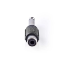 Adapter NEDIS, 6.35mm TS (M) na RCA (Ž), crni, blister