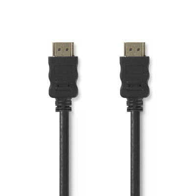 Kabel NEDIS, HDMI (M) na HDMI (M), crni, 40m, ethernet, pozlaćeni, polybag   - KABELI, ADAPTERI I RAZDJELNICI