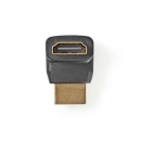 Adapter NEDIS, HDMI (M) na HDMI (Ž), kutni 270°, blister