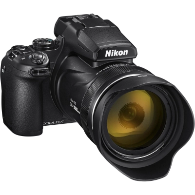 Fotoaparat NIKON Coolpix P1000, CMOS senzor, 16MP, 4K UHD, crni