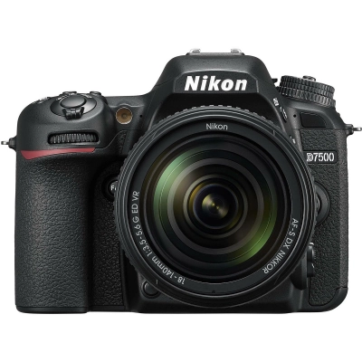 Fotoaparat NIKON D7500 KIT 18-140 VR, CMOS senzor, 20.9MP, 4K UHD   - Fotoaparati