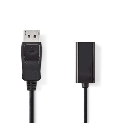 Adapter NEDIS, DisplayPort 1.1 (M) na HDMI (Ž), 20cm, blister   - Adapteri