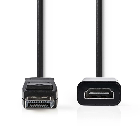 Adapter NEDIS, DisplayPort 1.1 (M) na HDMI (Ž), 20cm, blister Adapter NEDIS, DisplayPort 1.1 (M) na HDMI (Ž), 20cm, blister