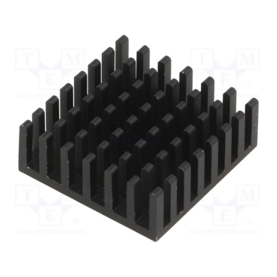 Hladilo 27x27x10mm, FISCHER, pogodno za Raspberry Pi 4 Hladilo 27x27x10mm, FISCHER, pogodno za Raspberry Pi 4