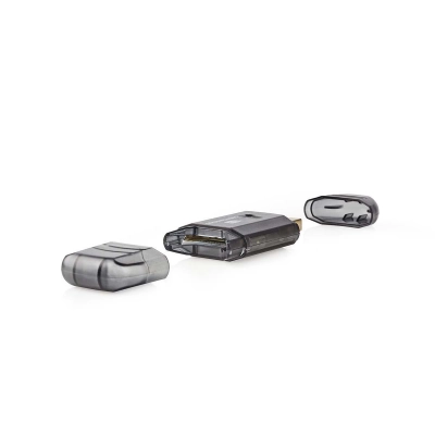 Čitač memorijskih kartica NEDIS CRDRU2100BK, Multicard, USB A 2.0, crna   - Čitači i adapteri