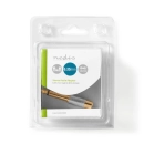 Adapter NEDIS, 6.35mm TS (M) na RCA (Ž), srebrni, blister