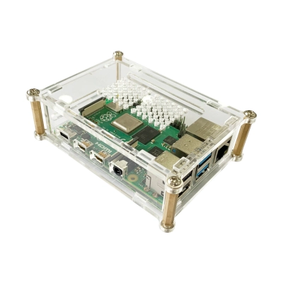 Kutija za Raspberry Pi 4B, JOY-IT RB-CaseP4+01, akrilna   - Joy-it