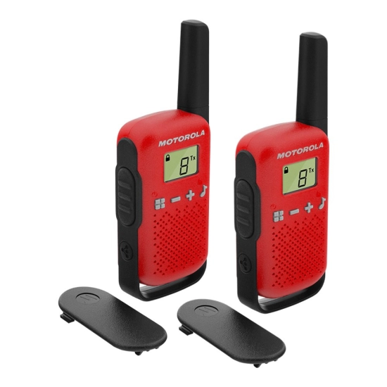 Walky Talky MOTOROLA TLKR-T42, 4km, crvena