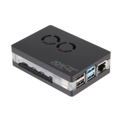 Kutija za Raspberry Pi 4B, JOY-IT RB-CaseP4+03B, magnetna, akrilna   - Raspberry