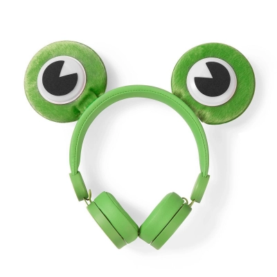 Slušalice NEDIS Freddy Frog, on-ear, 3.5mm, zelene   - Audio slušalice