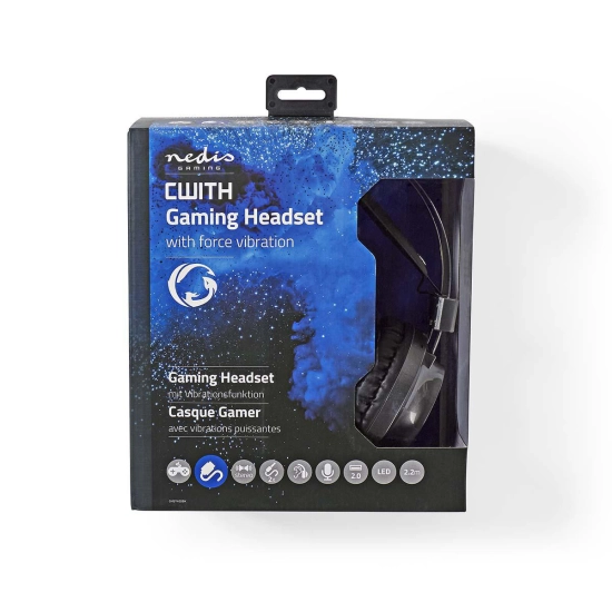 Slušalice NEDIS GHST400BK, 3.5mm, USB A, crne Slušalice NEDIS GHST400BK, 3.5mm, USB A, crne
