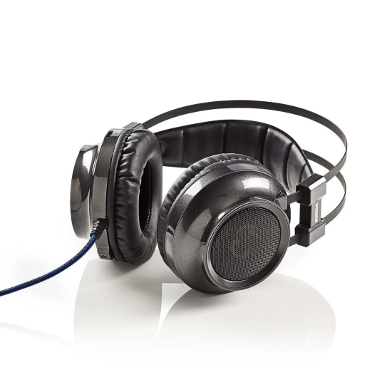 Slušalice NEDIS GHST400BK, 3.5mm, USB, crne