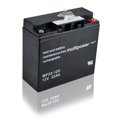 Baterija akumulatorska MULTIPOWER, 12V, 22Ah, 181x76x167 mm   - Akumulatorske baterije