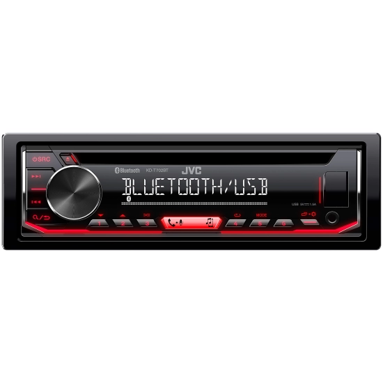 Auto radio JVC KD-T702BT, bluetooth, AUX, CD, USB