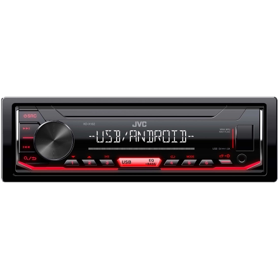 Auto radio JVC KD-X162, AUX, USB A