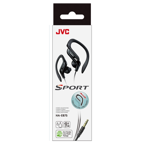 Slušalice JVC HA-EB75-BNU, sportske, in-ear, 3.5mm, crne