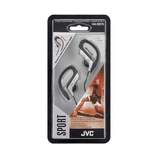 Slušalice JVC HA-EB75-SNU, sportske, in-ear, 3.5mm, crno sive
