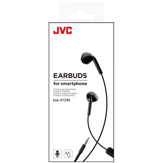 Slušalice JVC HA-F17MBU, in-ear, 3.5mm, crne