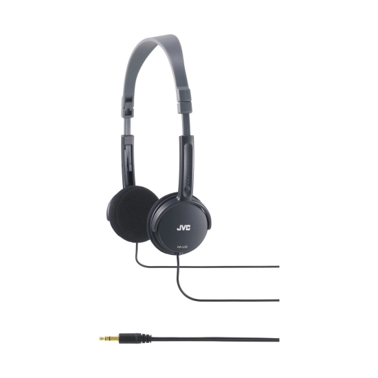 Slušalice JVC HA-L50BE, light weight, on-ear, 3.5mm, crne