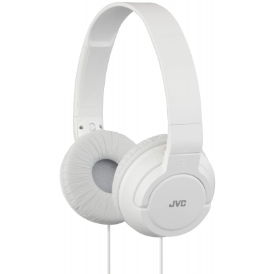 Slušalice JVC HA-S180WEF, on-ear, 3.5mm, bijele   - Audio slušalice