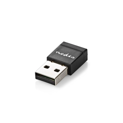 Mrežna kartica adapter USB, NEDIS WSNWM600BK, AC600, Dual Band, micro   - Mrežne kartice i adapteri