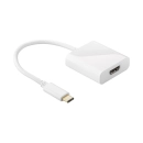 Adapter GOOBAY, USB C (M) na HDMI (Ž), 0.2m, bijeli
